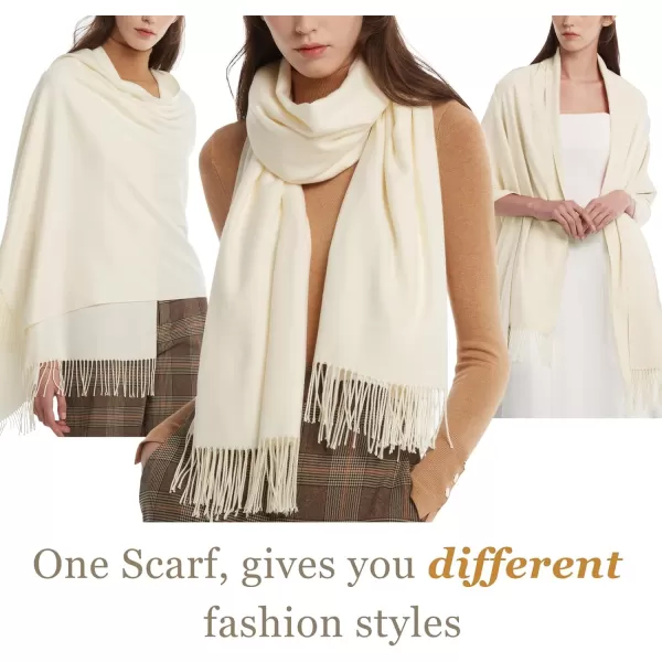 FURTALK Womens Winter Scarf Cashmere Feel Pashmina Shawl Wraps Soft Warm Blanket