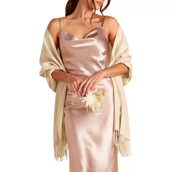 Women's Pashmina Shawls and Wraps for Wedding Evening Dress Favors Bride Bridesmaid Shawl Gifts