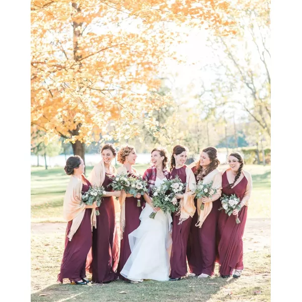 Women's Pashmina Shawls and Wraps for Wedding Evening Dress Favors Bride Bridesmaid Shawl Gifts