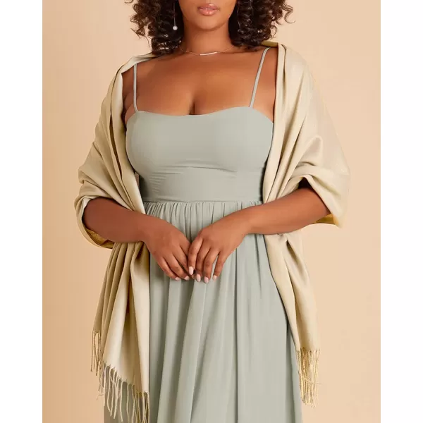 Women's Pashmina Shawls and Wraps for Wedding Evening Dress Favors Bride Bridesmaid Shawl Gifts