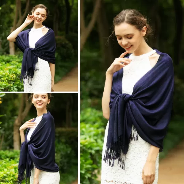 Women's Pashmina Shawls and Wraps for Wedding Evening Dress Favors Bride Bridesmaid Shawl Gifts