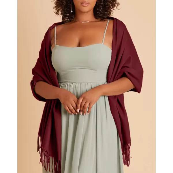 Women's Pashmina Shawls and Wraps for Wedding Evening Dress Favors Bride Bridesmaid Shawl Gifts