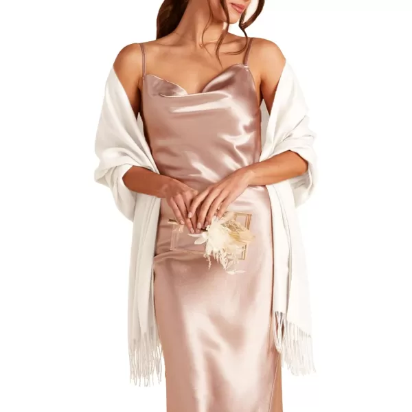 Women's Pashmina Shawls and Wraps for Wedding Evening Dress Favors Bride Bridesmaid Shawl Gifts