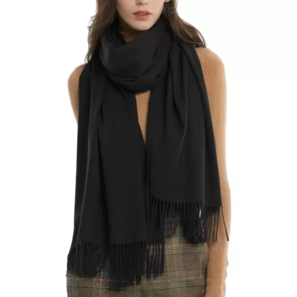 FURTALK Womens Winter Scarf Cashmere Feel Pashmina Shawl Wraps Soft Warm Blanket