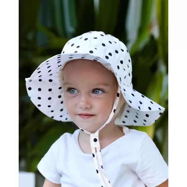 FURTALK Baby Girl Sun Hat Summer Beach Htas with UPF50+ Sun Protection Wide Brim Toddler Sun Hat Cap