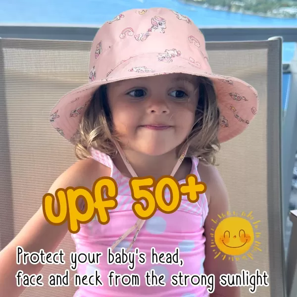 FURTALK Baby Sun Hat Toddler Boys Girls Bucket Hat for Kids 0-5 Years UPF 50+ Child Summer Hats