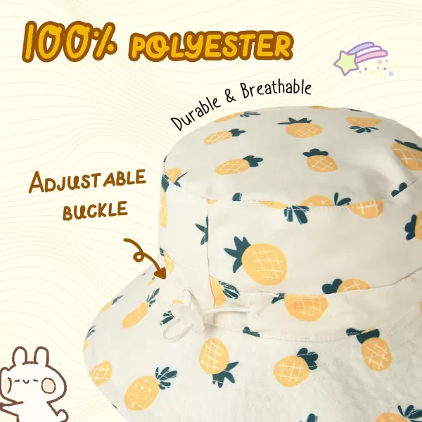 FURTALK Baby Sun Hat Toddler Boys Girls Bucket Hat for Kids 0-5 Years UPF 50+ Child Summer Hats