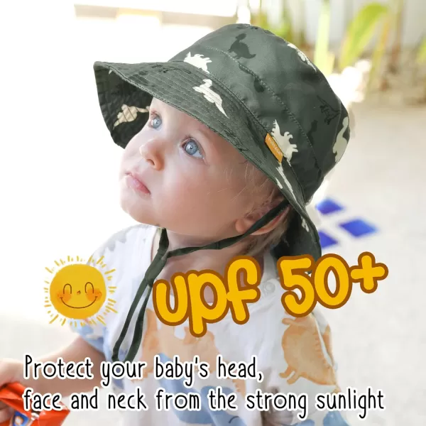 FURTALK Baby Sun Hat Toddler Boys Girls Bucket Hat for Kids 0-5 Years UPF 50+ Child Summer Hats