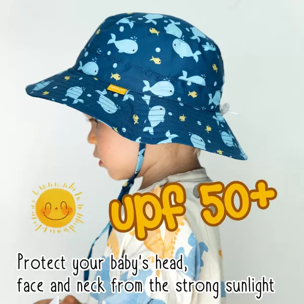FURTALK Baby Sun Hat Toddler Boys Girls Bucket Hat for Kids 0-5 Years UPF 50+ Child Summer Hats