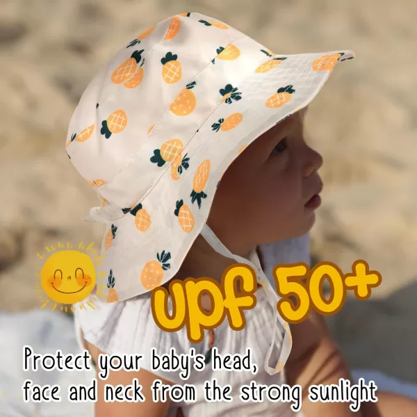 FURTALK Baby Sun Hat Toddler Boys Girls Bucket Hat for Kids 0-5 Years UPF 50+ Child Summer Hats