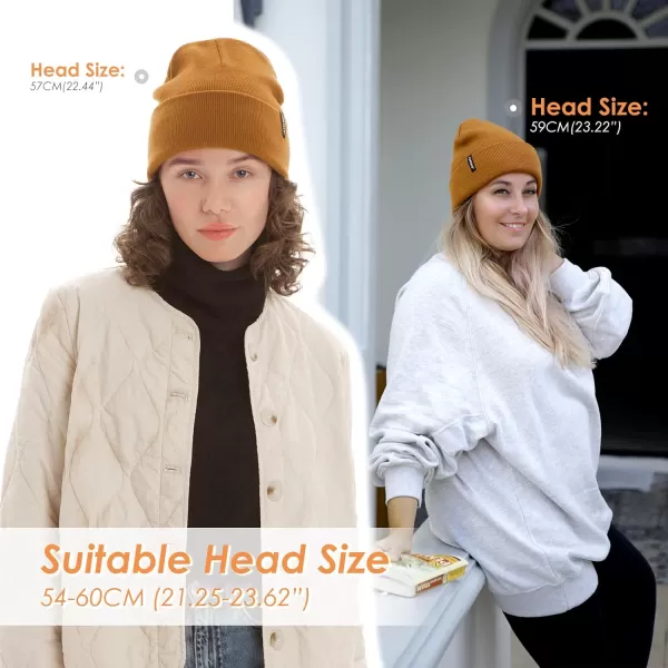 FURTALK Beanie Hat for Men Women Winter Hats for Women Men Soft Warm Unisex Cuffed Beanie Knitted Skull Cap