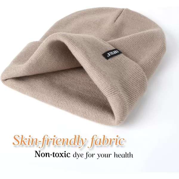 FURTALK Beanie Hat for Men Women Winter Hats for Women Men Soft Warm Unisex Cuffed Beanie Knitted Skull Cap