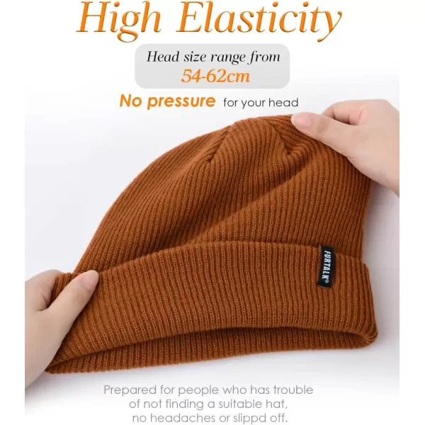 FURTALK Beanie Hat for Women Men Winter Hat Womens Cuffed Beanies Knit Skull Cap Warm Ski Hats