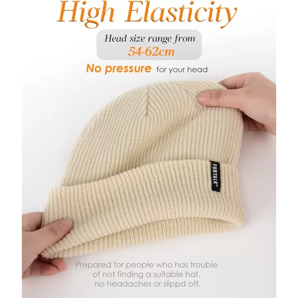 FURTALK Beanie Hat for Women Men Winter Hat Womens Cuffed Beanies Knit Skull Cap Warm Ski Hats