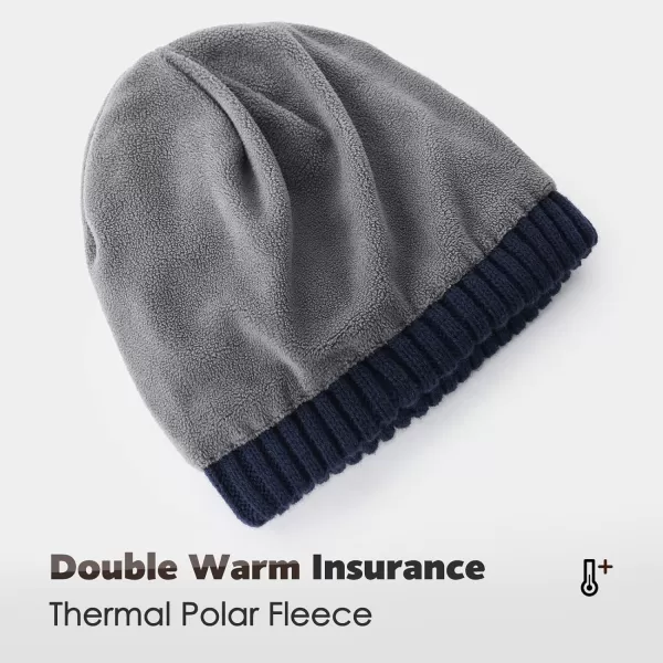 FURTALK Beanie Men Women Warm Winter Hats Acrylic Knit Cuffed Beanie Daily Beanie Hat Unisex Plain Skull Cap