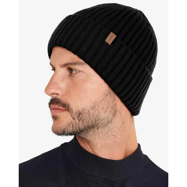 FURTALK Beanie Men Women Warm Winter Hats Acrylic Knit Cuffed Beanie Daily Beanie Hat Unisex Plain Skull Cap