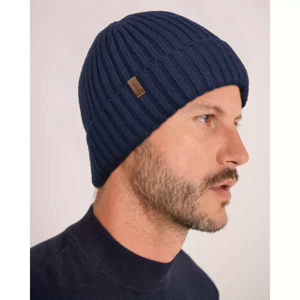 FURTALK Beanie Men Women Warm Winter Hats Acrylic Knit Cuffed Beanie Daily Beanie Hat Unisex Plain Skull Cap
