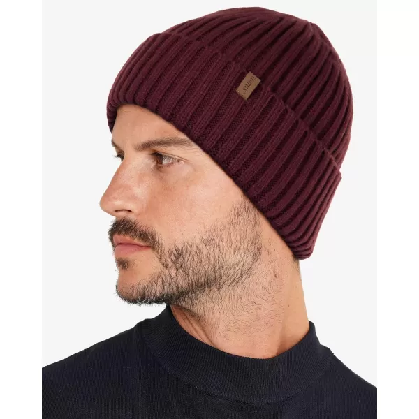FURTALK Beanie Men Women Warm Winter Hats Acrylic Knit Cuffed Beanie Daily Beanie Hat Unisex Plain Skull Cap