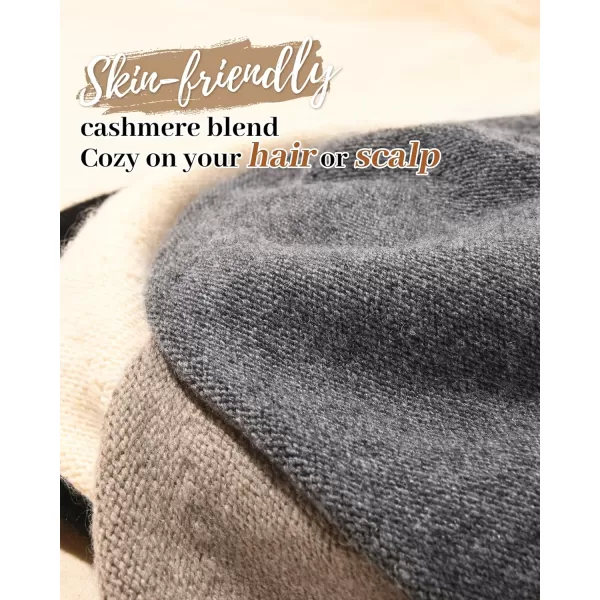 FURTALK Cashmere Slouchy Beanies for Women Winter Hats Soft Warm Beanie Hat Ladies Wool Knitting Skull Beanies
