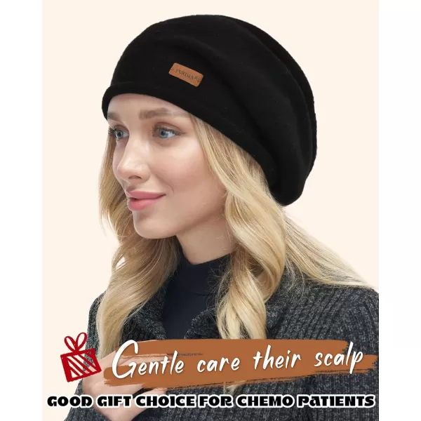 FURTALK Cashmere Slouchy Beanies for Women Winter Hats Soft Warm Beanie Hat Ladies Wool Knitting Skull Beanies