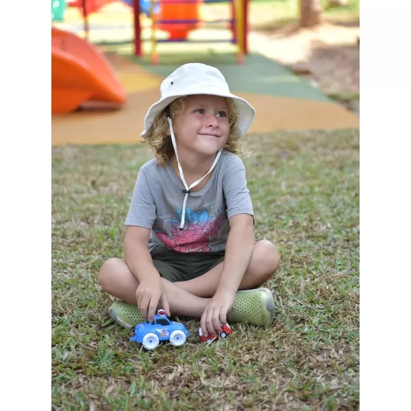 FURTALK Kids Bucket Hat Cotton Summer Toddler Sun Hat for Boys Girls Bucket Hat with Strings