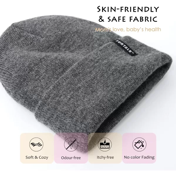 FURTALK Toddler Beanie Baby Boys Girls Beanies Kids Knit Winter Hats for 0-15 Years