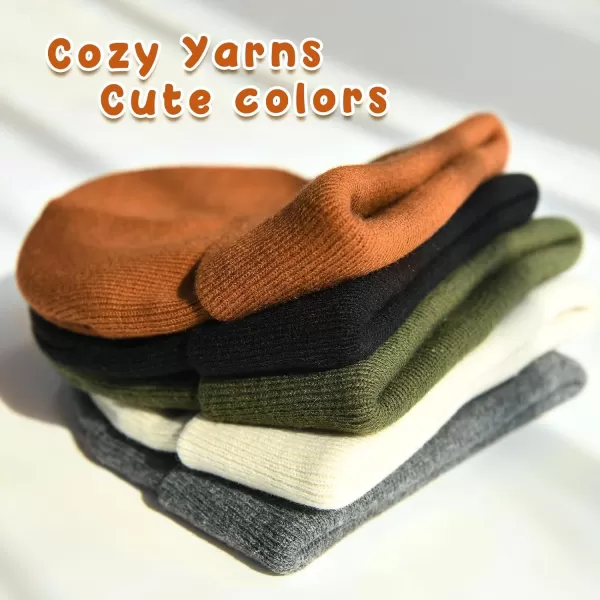 FURTALK Toddler Beanie Baby Boys Girls Beanies Kids Knit Winter Hats for 0-15 Years