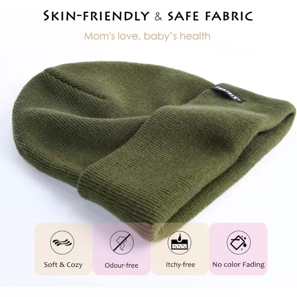 FURTALK Toddler Beanie Baby Boys Girls Beanies Kids Knit Winter Hats for 0-15 Years