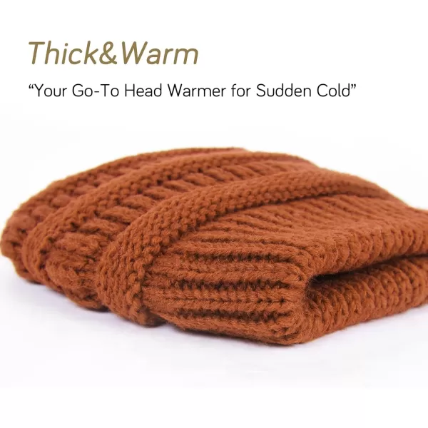 FURTALK Winter Beanie Hat for Women Satin Lined Cable Knit Chunky Slouchy Beanies Skull Warm Cap