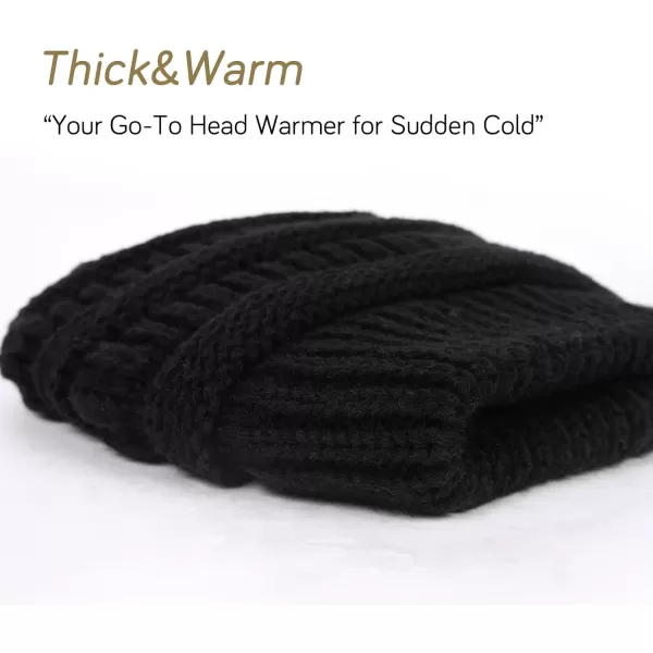 FURTALK Winter Beanie Hat for Women Satin Lined Cable Knit Chunky Slouchy Beanies Skull Warm Cap