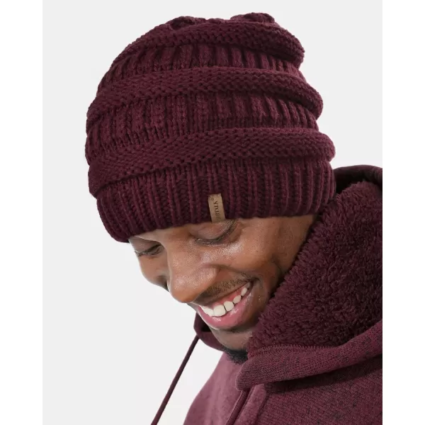 FURTALK Winter Beanie Hat for Women Satin Lined Cable Knit Chunky Slouchy Beanies Skull Warm Cap