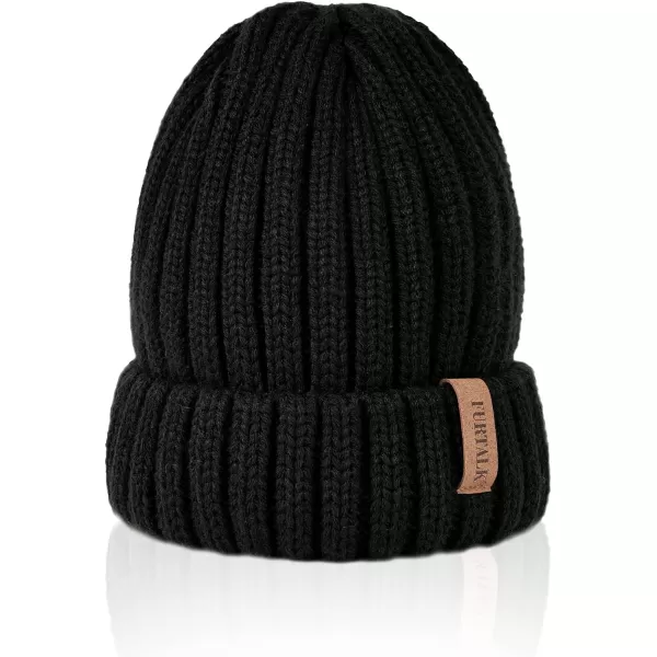 FURTALK Winter Hats for Women Fleece Lined Beanie Knit Chunky Womens Snow Cap