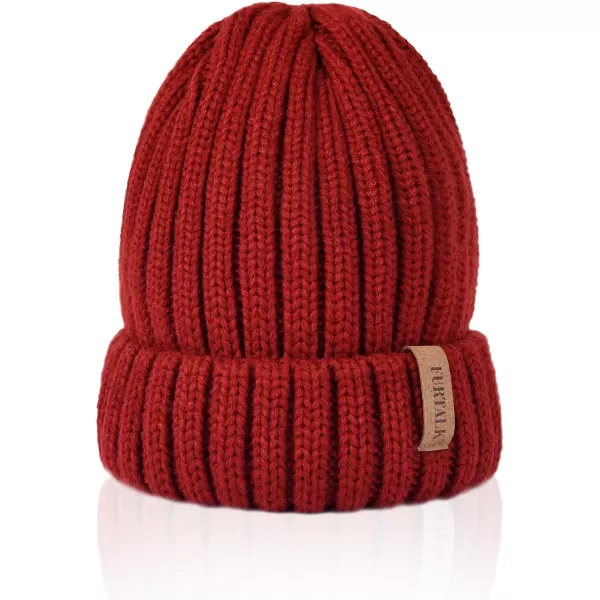 FURTALK Winter Hats for Women Fleece Lined Beanie Knit Chunky Womens Snow Cap