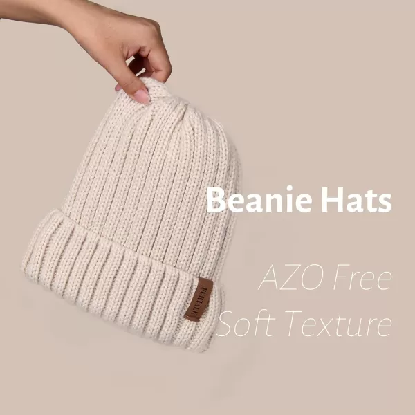 FURTALK Winter Hats for Women Fleece Lined Beanie Knit Chunky Womens Snow Cap