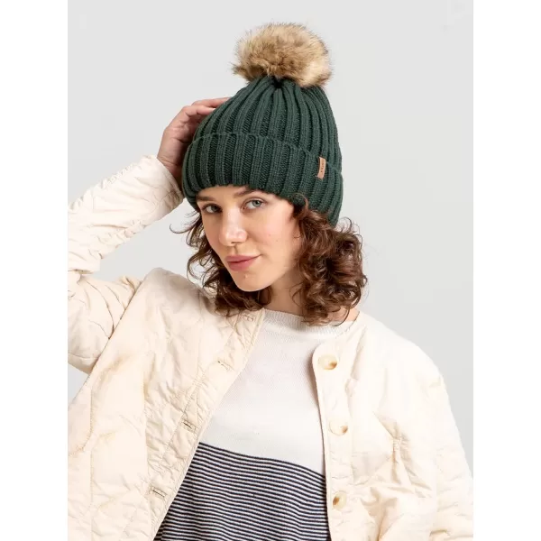 FURTALK Womens Winter Knitted Beanie Hat with Faux Fur Pom Warm Knit Skull Cap Beanie for Women…