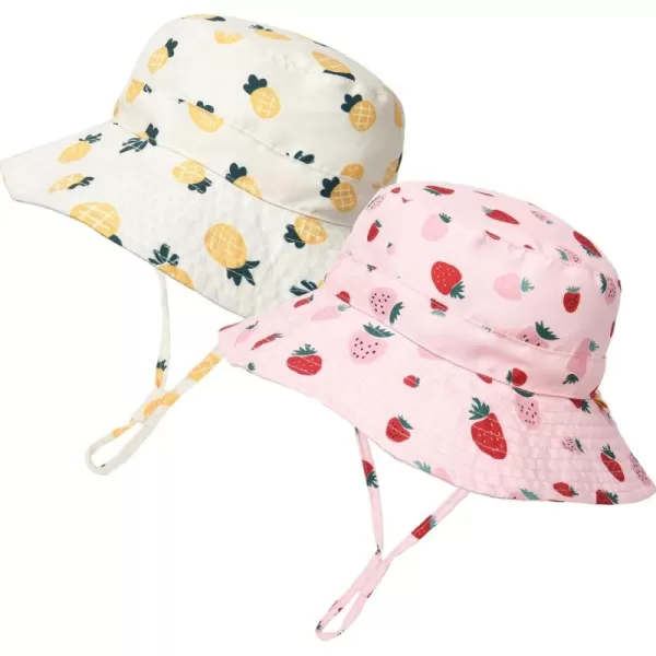 FURTALK Baby Sun Hat Toddler Boys Girls Bucket Hat for Kids 0-5 Years UPF 50+ Child Summer Hats