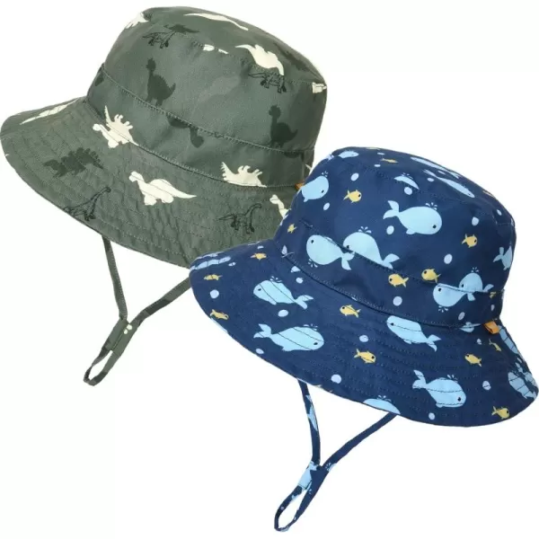 FURTALK Baby Sun Hat Toddler Boys Girls Bucket Hat for Kids 0-5 Years UPF 50+ Child Summer Hats