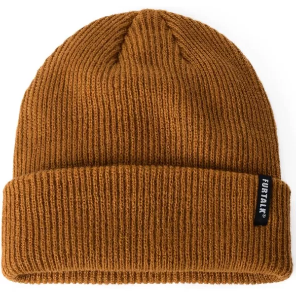 FURTALK Beanie Hat for Women Men Winter Hat Womens Cuffed Beanies Knit Skull Cap Warm Ski Hats