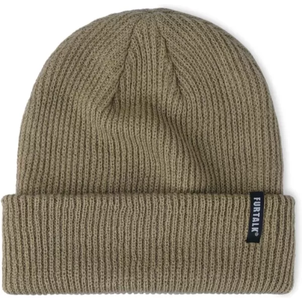 FURTALK Beanie Hat for Women Men Winter Hat Womens Cuffed Beanies Knit Skull Cap Warm Ski Hats
