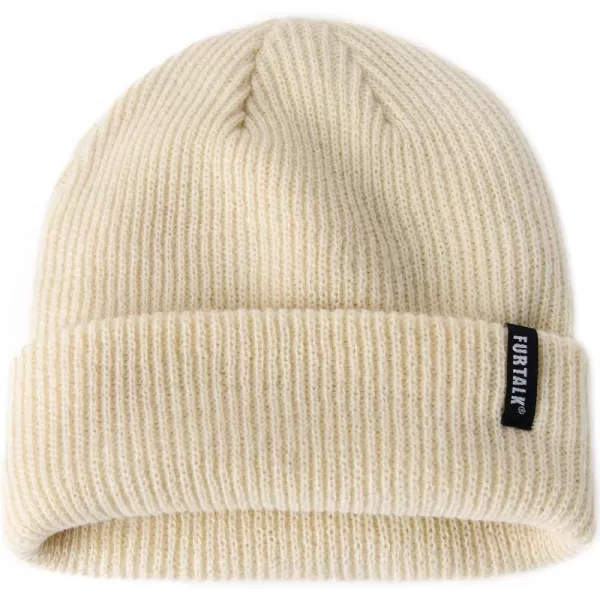 FURTALK Beanie Hat for Women Men Winter Hat Womens Cuffed Beanies Knit Skull Cap Warm Ski Hats