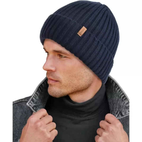 FURTALK Beanie Men Women Warm Winter Hats Acrylic Knit Cuffed Beanie Daily Beanie Hat Unisex Plain Skull Cap
