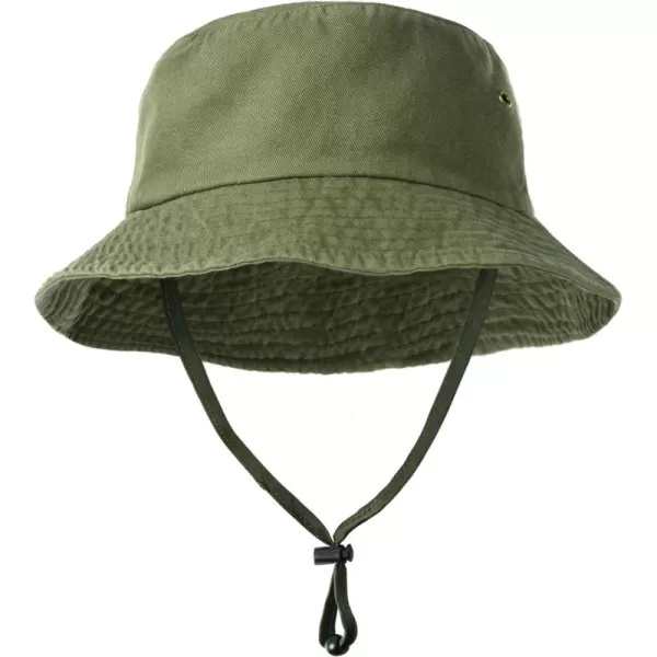 FURTALK Kids Bucket Hat Cotton Summer Toddler Sun Hat for Boys Girls Bucket Hat with Strings