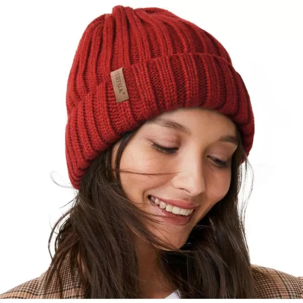 FURTALK Winter Hats for Women Fleece Lined Beanie Knit Chunky Womens Snow Cap