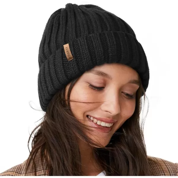 FURTALK Winter Hats for Women Fleece Lined Beanie Knit Chunky Womens Snow Cap