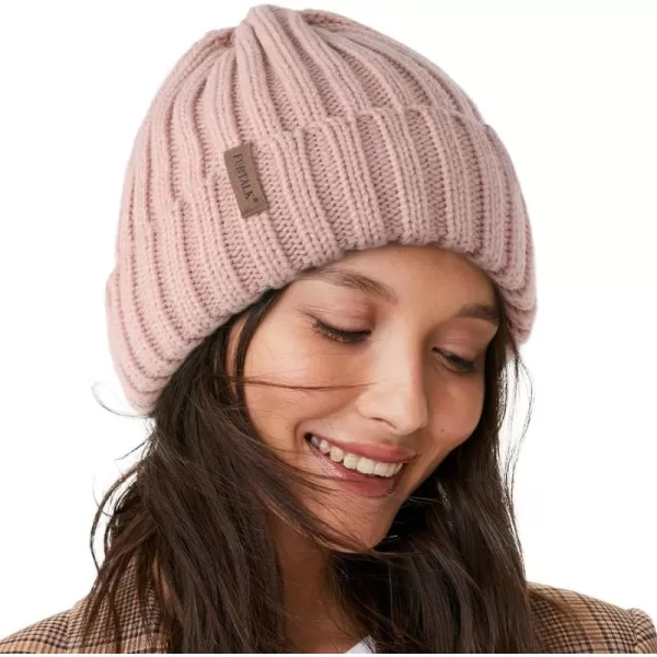 FURTALK Winter Hats for Women Fleece Lined Beanie Knit Chunky Womens Snow Cap