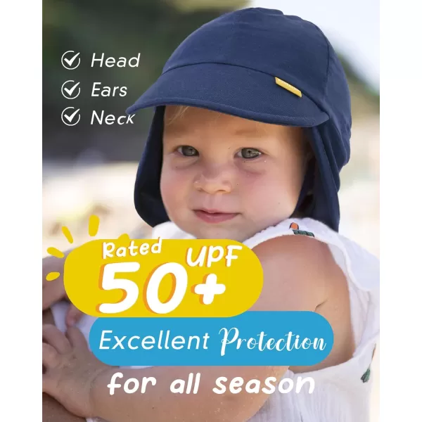 FURTALK Baby Sun Hat UPF 50+ UV Ray Sun Protection Cotton Toddler Hats for Boys Girls…