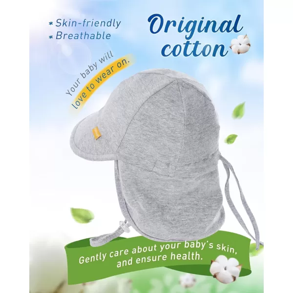 FURTALK Baby Sun Hat UPF 50+ UV Ray Sun Protection Cotton Toddler Hats for Boys Girls…