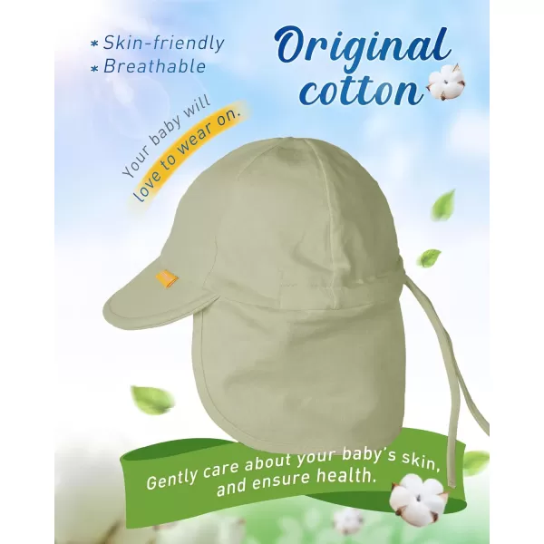 FURTALK Baby Sun Hat UPF 50+ UV Ray Sun Protection Cotton Toddler Hats for Boys Girls…