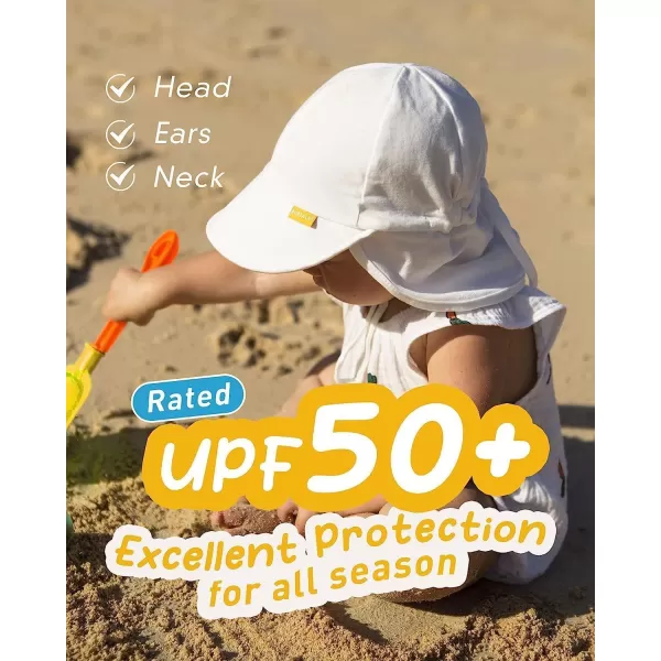 FURTALK Baby Sun Hat UPF 50+ UV Ray Sun Protection Cotton Toddler Hats for Boys Girls…