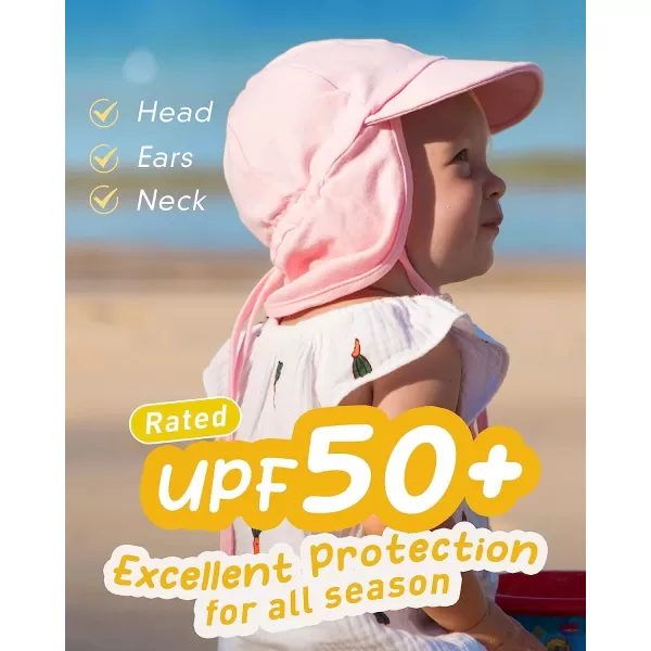 FURTALK Baby Sun Hat UPF 50+ UV Ray Sun Protection Cotton Toddler Hats for Boys Girls…